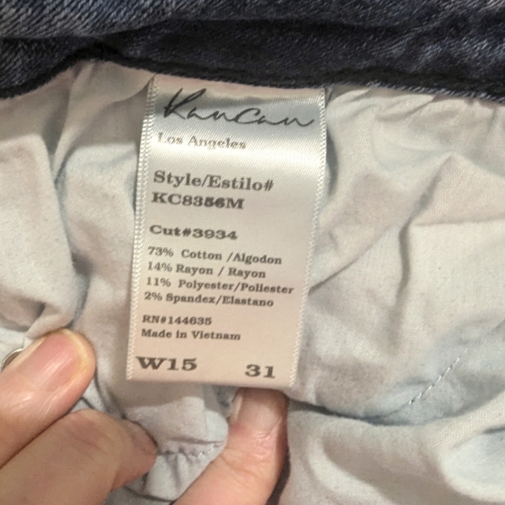 EUC KanCan Distressed Jeans Size 15/31 - Picture 11 of 11